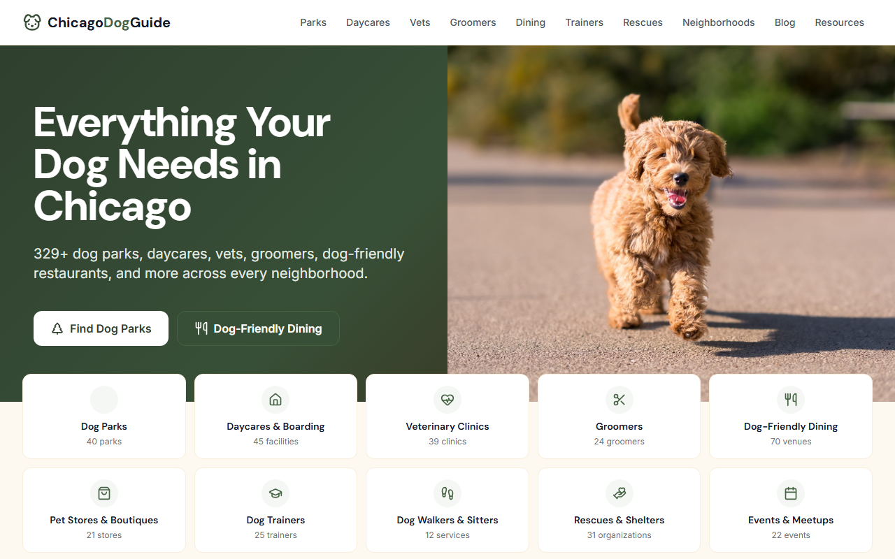 Chicago Dog Guide screenshot